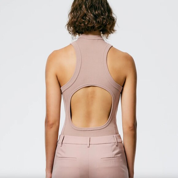 Stunning and unique!  Tibi open-back bodysuit, XS, NWOT - Picture 1 of 16